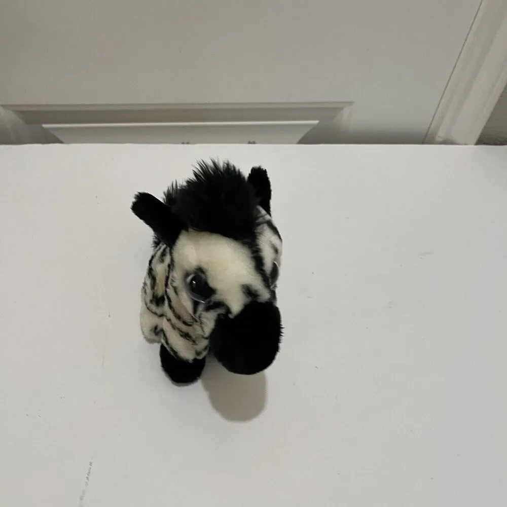 Adventure Planet Zebra Plush Stuffed Animal Sitting Seated 8